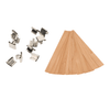 Wood Candle Wicks, Smokeless Wooden Candle Wicks 33 Pcs For Candle Making Craft EasyOptionXY LLC