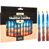 Zion J udaica Artistic S habbat Candles 5.5 Inch Tall Hand Crafted 12 Pack for Weddings, Anniversary, Holidays, Celebration, Home D¨¦cor Mother Day Gift Valentines Candle Burns 2.5 Hours Dusk Reflection EasyOptionXY LLC