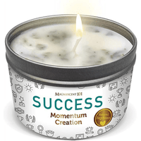 Magnificent 101 Long Lasting Momentum Creation Candle for Success | 6 Oz - 35 Hour Burn | Sage, Bergamot & Sandalwood Scented Soy Wax Candle For House Energy Cleansing & Manifestation EasyOptionXY LLC