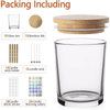 Goldarea 15 Packs 7oz Glass Candle Jars ,Making Candle Containers with Lids, Making Tool EasyOptionXY LLC