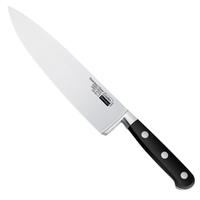Cooks Standard Kitchen Chef's Knife 8-inch, High Carbon Stainless Steel German Blade Steel Sharp Kitchen Knife, Ergonomic Handle, Black EasyOptionXY LLC