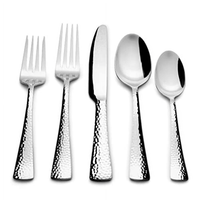 Boston Warehouse Kitchinox Perles 43-piece Silverware Set, Flatware Service for 8 (98376) EasyOptionXY LLC