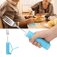 Stroke Adaptive Utensils Elderly Auxiliary Tableware Hand Anti-Shake Eating Aid Fork for Elderly Hand Tremors Weak Hand Grip EasyOptionXY LLC