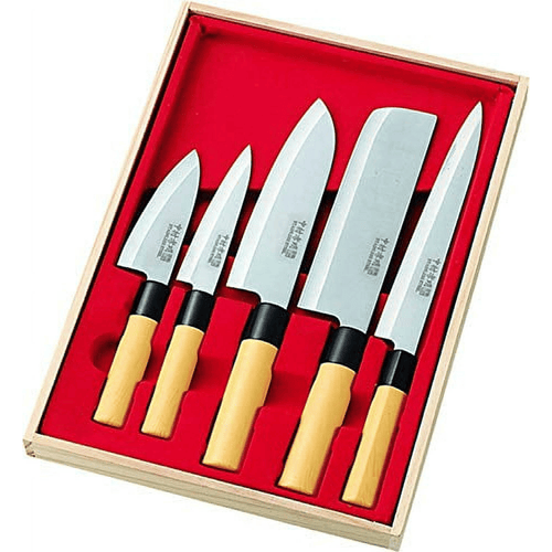 Kakuse Koumei Nakamua Japanese Knife Set of 5 2019 New Ver. EasyOptionXY LLC