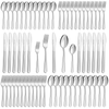 Bestdin Silverware Set for 12, 60 Pieces Stainless Steel Flatware Set, Include Fork Knife Spoon Set, Mirror Polished, Dishwasher Safe,Texture Design Tableware Cutlery Set for Home Kitchen Restaurant EasyOptionXY LLC