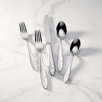 Lenox Butterfly Meadow 20-Piece Flatware Set EasyOptionXY LLC