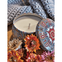 Soy Wax Candle in Tin Jar White Gardenia Clean Burn up to 25 Hours Handmade in USA Natural and Safe by Relaxcation 6 oz EasyOptionXY LLC