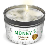 Magnificent 101 Long Lasting Money Smudge Candle | 6 Oz - 35 Hour Burn | Made of Soy Wax Candle for Spiritual Meditation, Purification & Manifestation | Limitless Financial Horizons EasyOptionXY LLC