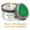 Magnificent 101 Long Lasting Money Smudge Candle | 6 Oz - 35 Hour Burn | Made of Soy Wax Candle for Spiritual Meditation, Purification & Manifestation | Limitless Financial Horizons EasyOptionXY LLC