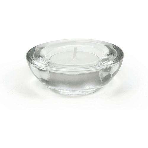 Hosley Set of 18, Clear Glass Tea Light Candle Holders EasyOptionXY LLC
