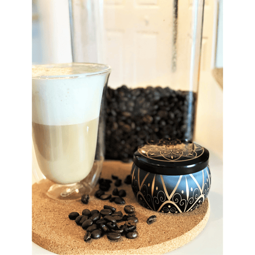 Soy Wax Candle in Tin Jar Bergamot White Tea Handmade in USA Natural and Safe by Relaxcation 6 oz EasyOptionXY LLC