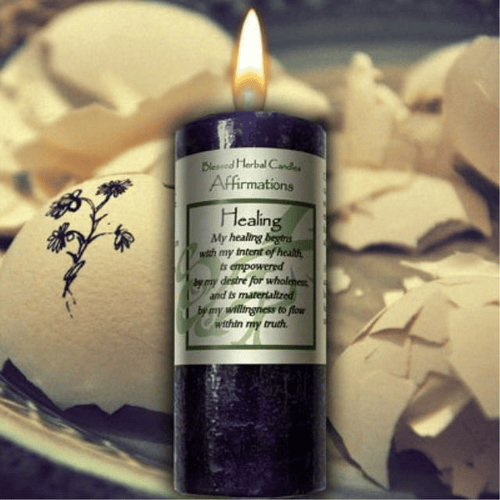 COVENTRY CREATIONS Affirmations - Healing Candle EasyOptionXY LLC