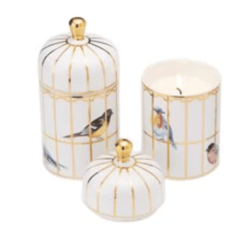 Lidded Gilded Cage Candle EasyOptionXY LLC