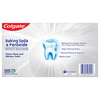 Colgate Baking Soda and Peroxide Whitening Toothpaste; Brisk Mint; 3 Pack EasyOptionXY LLC