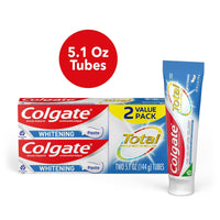 Colgate Total Teeth Whitening Toothpaste; Mint; 2 Pack; 5.1 oz Tubes EasyOptionXY LLC