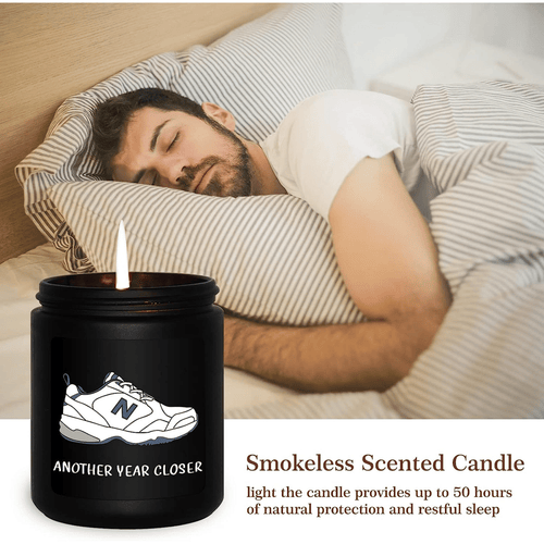 Birthday Gifts for Men, Another Year Closer Citrus Scented Candle - Natural Soy Wax Relaxing Aromatherapy Candle - Best Gifts for Husband, Father, Brother, Grandfather, Uncle, Friend, 50 H r Burn EasyOptionXY LLC