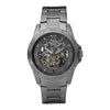 Men's Brennan Automatic Skeleton Gunmetal Watch ZR11853 EasyOptionXY LLC