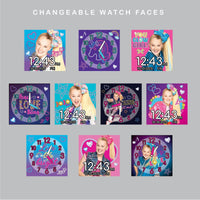 JoJo Siwa iTime Unisex Touchscreen Smart Watch with Silicone Strap and Rectangulr Pink Case 42MM EasyOptionXY LLC