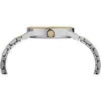 Timex Men's Easy Reader Date Two-Tone/Blue 38mm Casual Watch, Expansion Band EasyOptionXY LLC