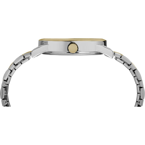 Timex Men's Easy Reader Date Two-Tone/Blue 38mm Casual Watch, Expansion Band EasyOptionXY LLC