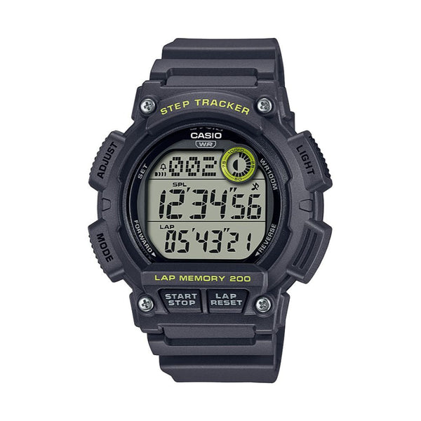 Casio Men's Large 48mm Gray Step Tracker Watch - WS2100H-8AV EasyOptionXY LLC
