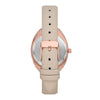Time & Tru Women's Wristwatch: Rose Gold Tone Case, White Dial, Blush Faux Leather Strap (FMDOTT093) EasyOptionXY LLC