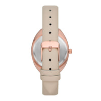 Time & Tru Women's Wristwatch: Rose Gold Tone Case, White Dial, Blush Faux Leather Strap (FMDOTT093) EasyOptionXY LLC