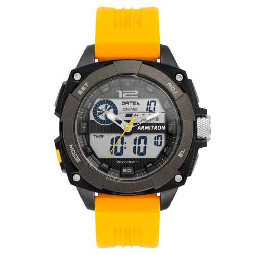Armitron Unisex Sport Yellow Black Analog-Digital Watch EasyOptionXY LLC