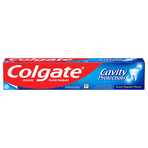 Colgate Cavity Protection Toothpaste with Fluoride; Minty Regular Flavor; 6 oz Tube EasyOptionXY LLC