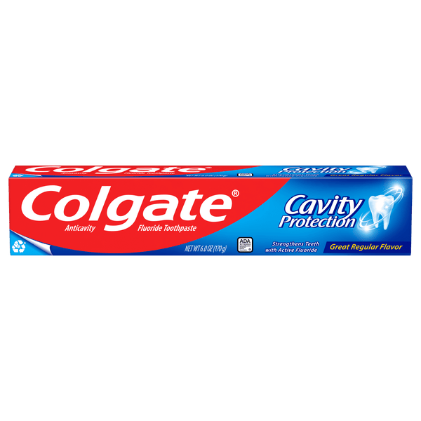 Colgate Cavity Protection Toothpaste with Fluoride; Minty Regular Flavor; 6 oz Tube EasyOptionXY LLC