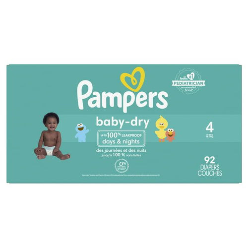 Pampers Baby-Dry Diapers Size 4, 92 Count EasyOptionXY LLC