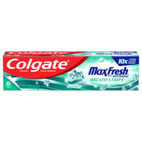 Colgate Max Fresh Whitening Toothpaste with Mini Breath Strips; Clean Mint; 6.3 oz Tube EasyOptionXY LLC