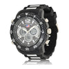 U.S. Polo Assn. Adult Male Sport Analog/Digital Watch with Black Rubber Strap (US9544WM) EasyOptionXY LLC