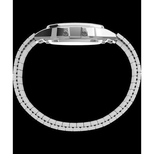 Indigo by Timex Men's Adult Stainless Steel Expansion Band Wristwatch, Silver EasyOptionXY LLC