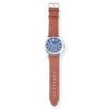 George Adult Male Analog Watch with Silver Dial in Brown Strap and (42032Wmm) EasyOptionXY LLC