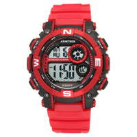 Armitron Men's 25mm Round Sport Watch, Red EasyOptionXY LLC