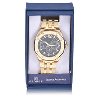 George Adult Male Analog Watch in Gold and One Size (42031WMM) EasyOptionXY LLC