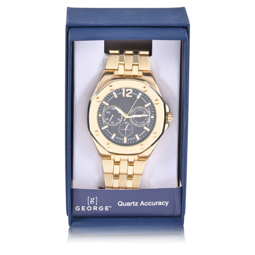 George Adult Male Analog Watch in Gold and One Size (42031WMM) EasyOptionXY LLC