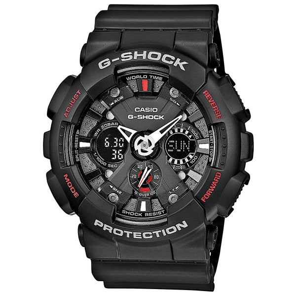 Men's Black G-Shock Analog Digital Anti-Magnectic (model number GA-120-1ADR) EasyOptionXY LLC