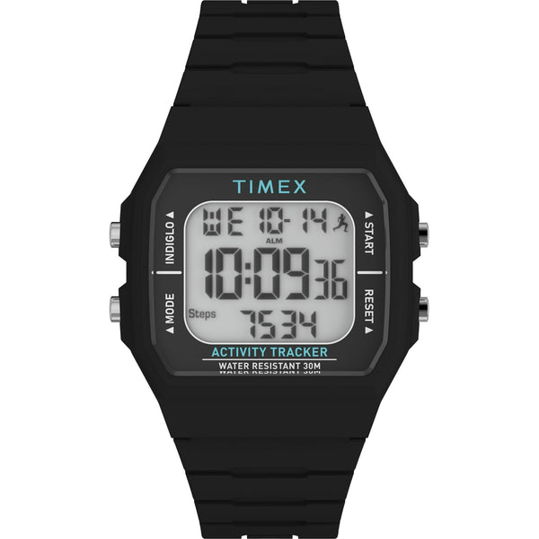 Timex Adult Unisex Activity & Step Tracker Watch - Black EasyOptionXY LLC