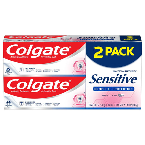 Colgate Sensitive Complete Protection Toothpaste; Mint; 2 Pack; 6 oz EasyOptionXY LLC