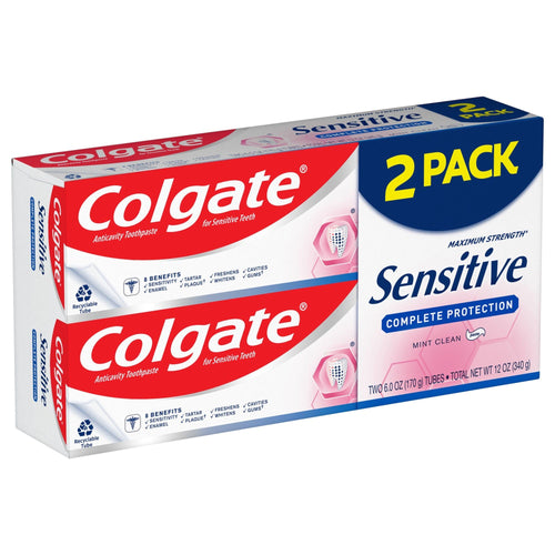 Colgate Sensitive Complete Protection Toothpaste; Mint; 2 Pack; 6 oz EasyOptionXY LLC