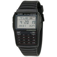 Casio Men's Data Bank Calculator Watch with Black Resin Strap EasyOptionXY LLC