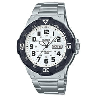 Casio Men's Dive Style Bracelet Watch, White Dial MRW200HD-7BV EasyOptionXY LLC