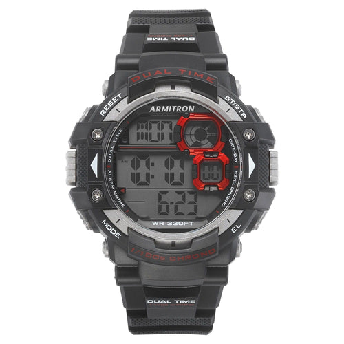 Armitron Men's Sport Black Round Watch EasyOptionXY LLC