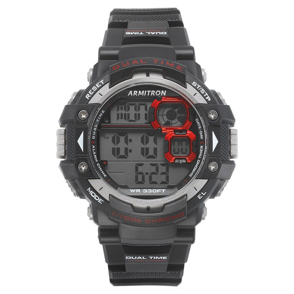 Armitron Men's Sport Black Round Watch EasyOptionXY LLC