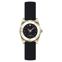 Time and Tru Women's Adult Gold Tone Cushion Case Watch with Faceted Bezel EasyOptionXY LLC