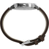 Timex Men's Easy Reader Bold 43mm Watch ¨C Silver-Tone Case Cream Dial with Brown Leather Strap EasyOptionXY LLC