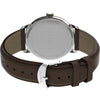 Timex Men's Easy Reader Bold 43mm Watch ¨C Silver-Tone Case Cream Dial with Brown Leather Strap EasyOptionXY LLC