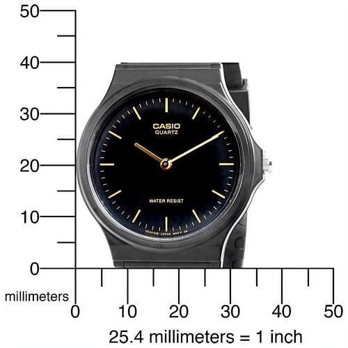 Men's Classic Analog Watch, Black - MQ24-1E EasyOptionXY LLC